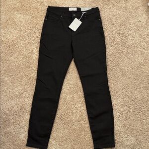 Everlane Black Mid Rise Skinny Jeans